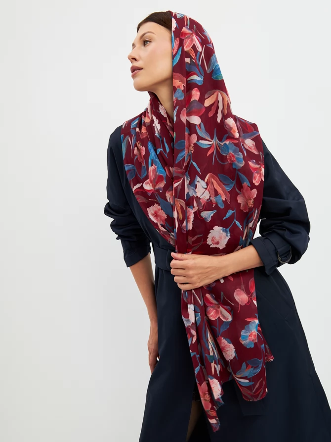 Палантин женский KSH25-1253-2