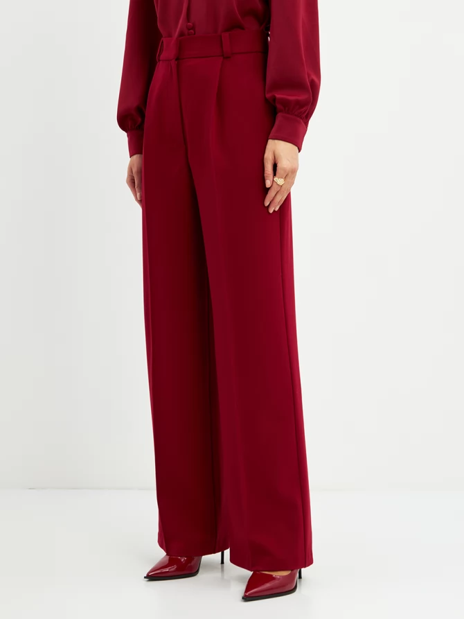 Брюки костюмка OD-825-4 бордо