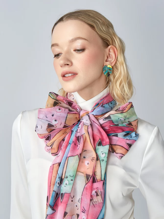 Палантин женский KSH16-128-6