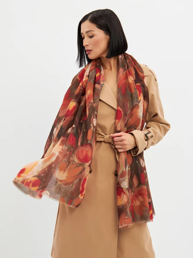 Палантин женский KSH25-1254-4