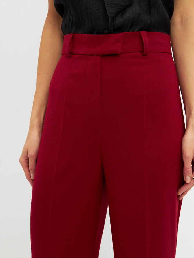 Брюки-клеш бордо OD-822-2