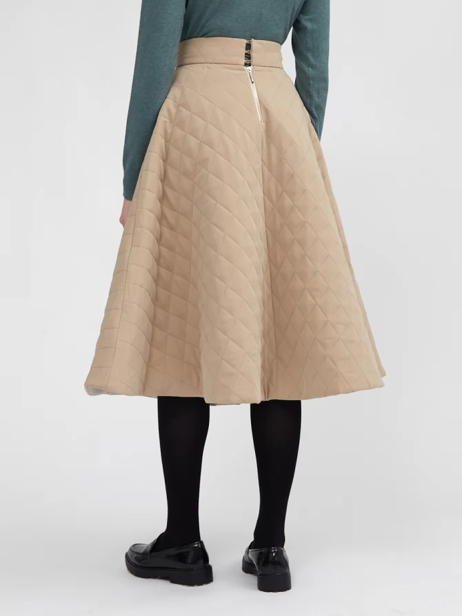 Юбка стеганая