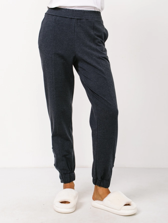 Брюки джоггеры с кнопками