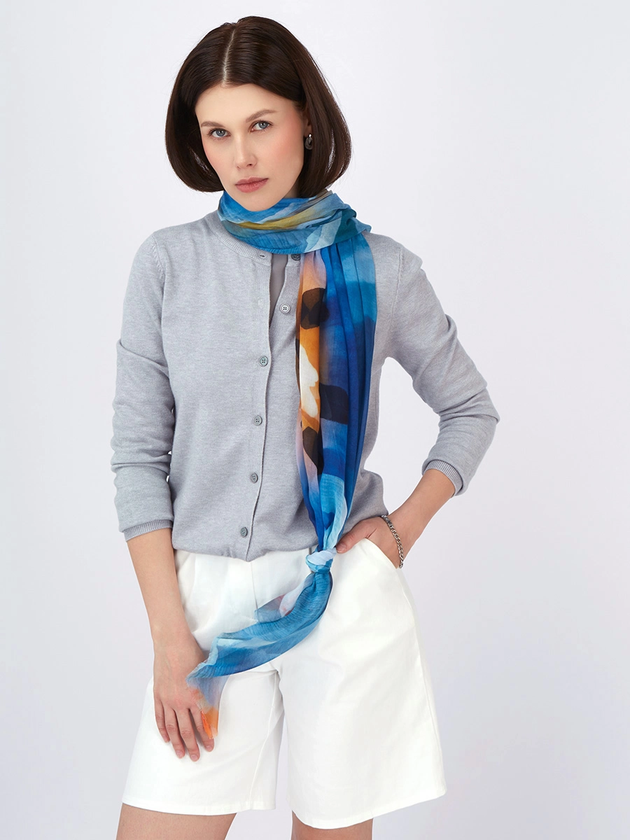 Палантин с Арт-деко узором