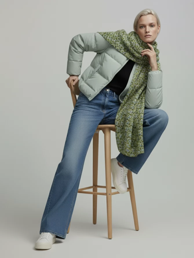 Палантин женский KSH15-1618-4