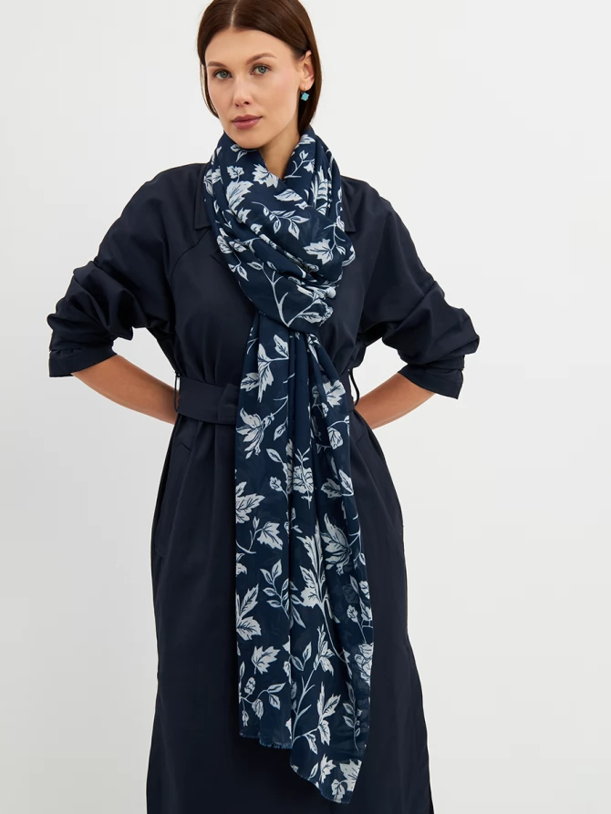 Палантин женский с принтом