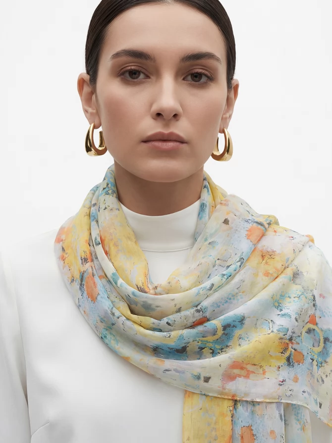 Палантин женский KSH16-129-1