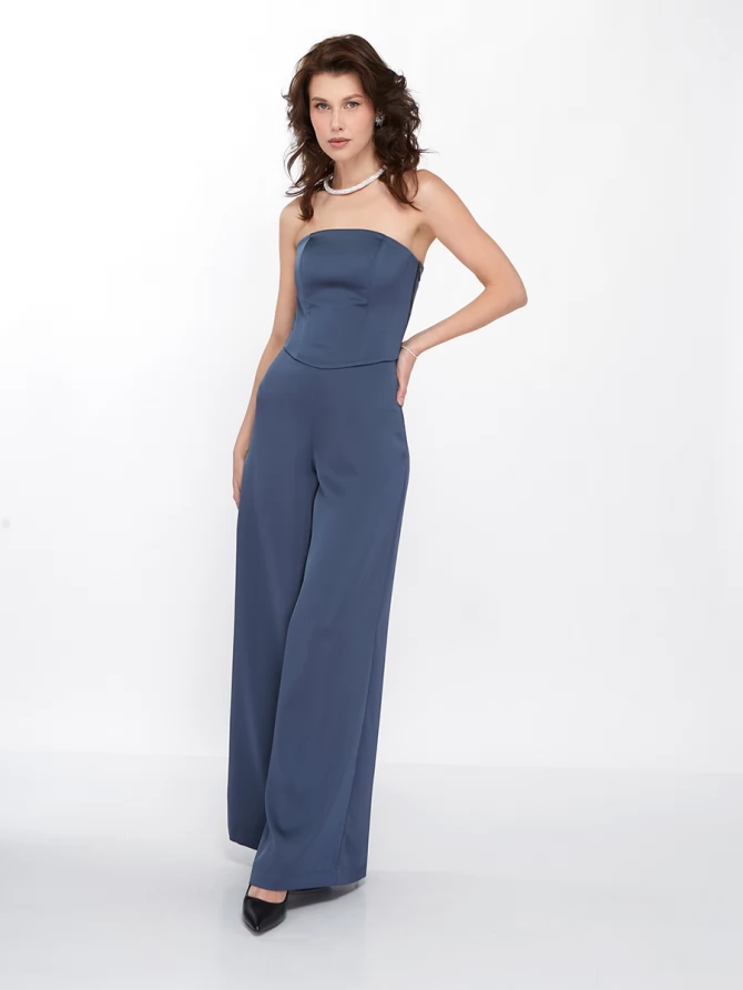 Блузка (корсет) OD-897-2 серый