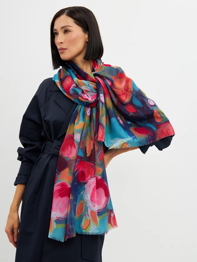 Палантин женский KSH25-1254-2