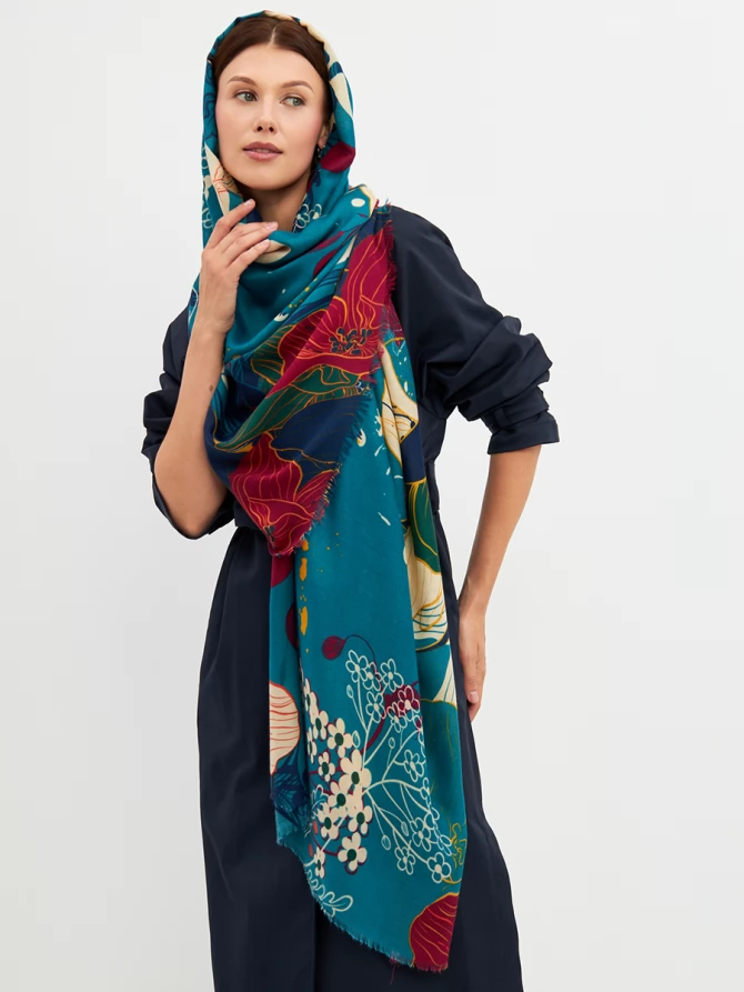 Палантин женский SHU25-10-2