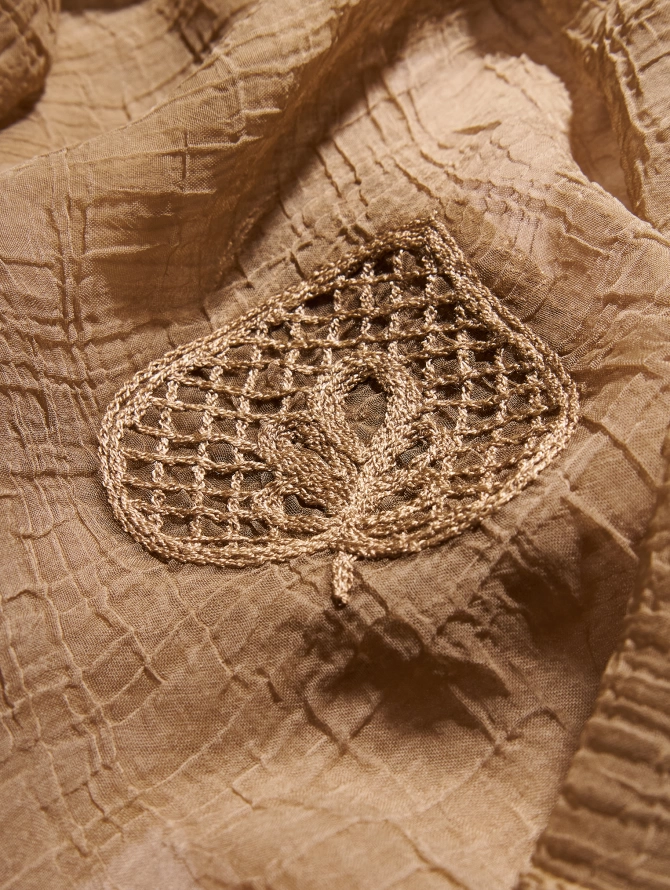 Палантин женский с вышивкой Арт-Деко BB-1351-66