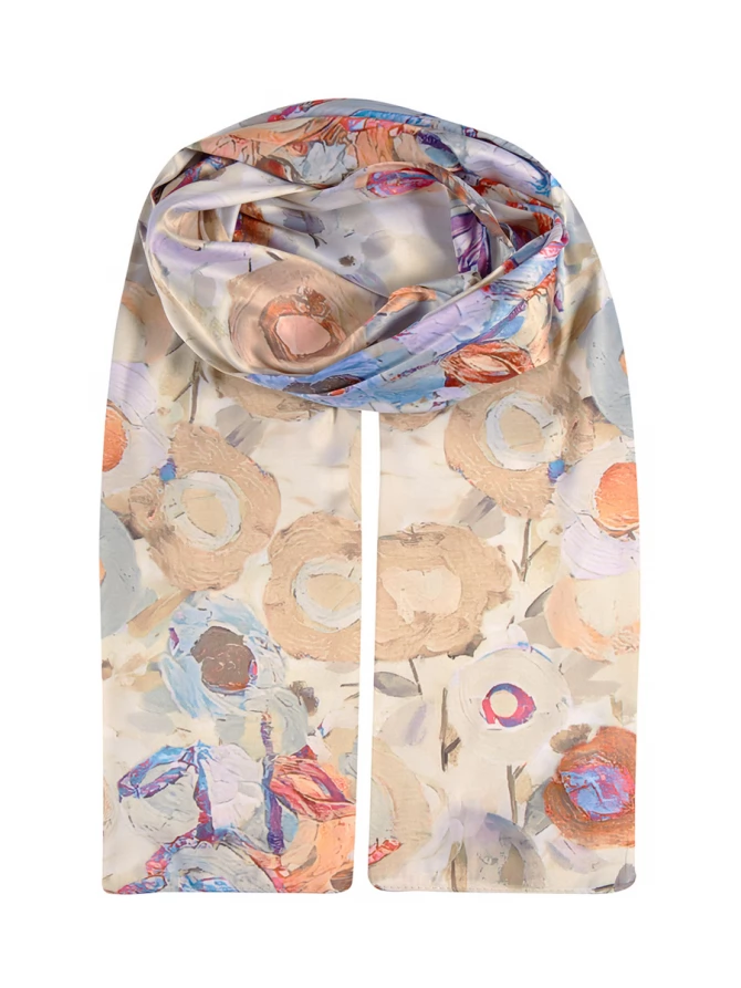 Палантин женский с авторским рисунком