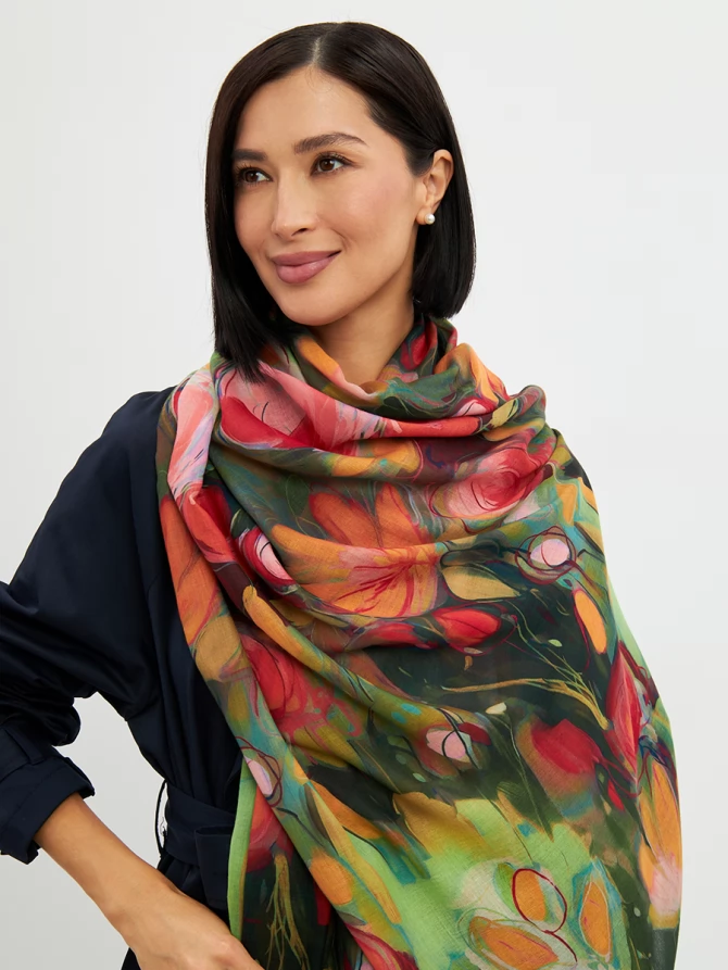 Палантин женский KSH25-1254-1