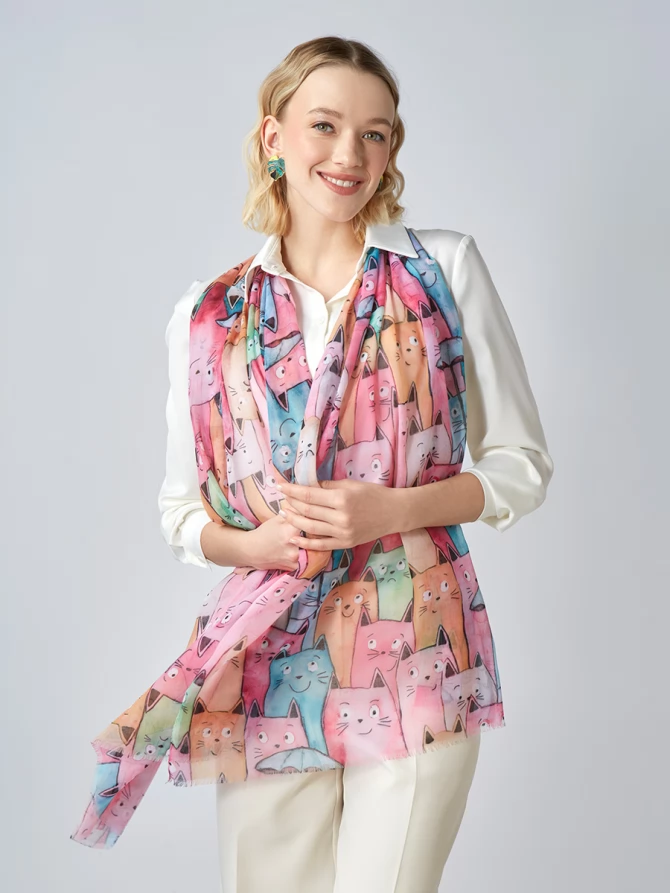 Палантин женский KSH16-128-6