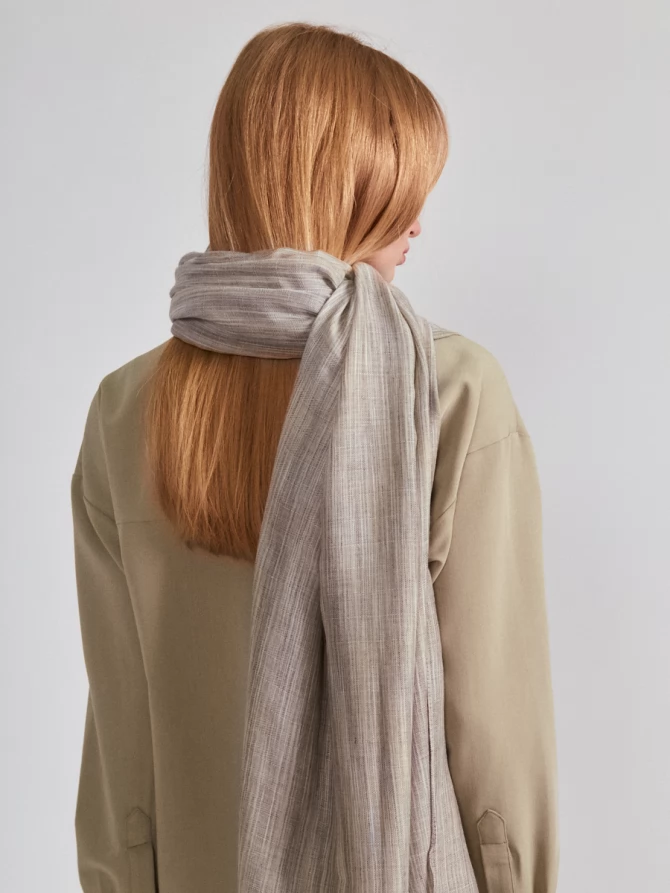 Палантин с фактурной выработкой SZ-131-7