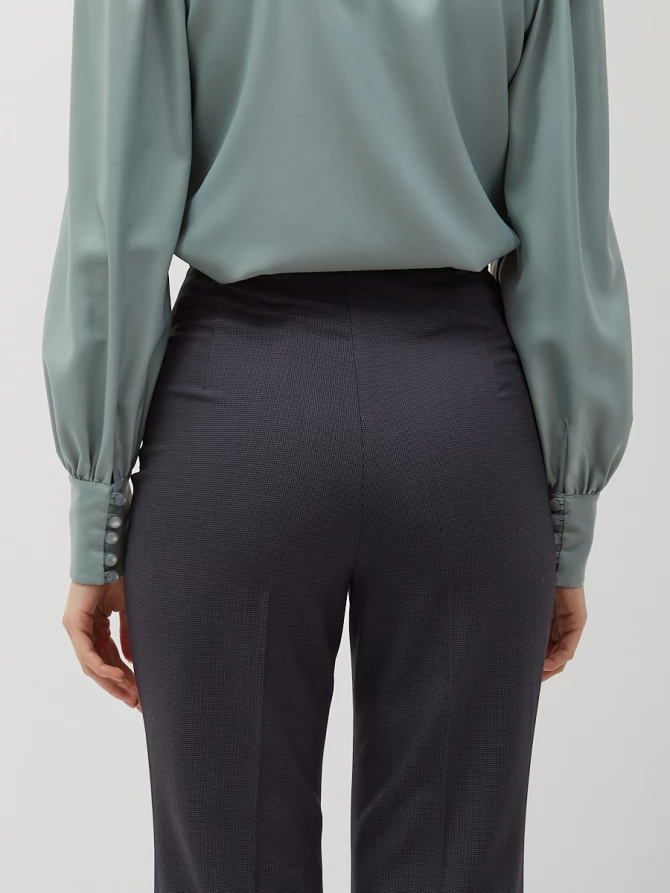 Брюки-клеш  OD-822-1 серый