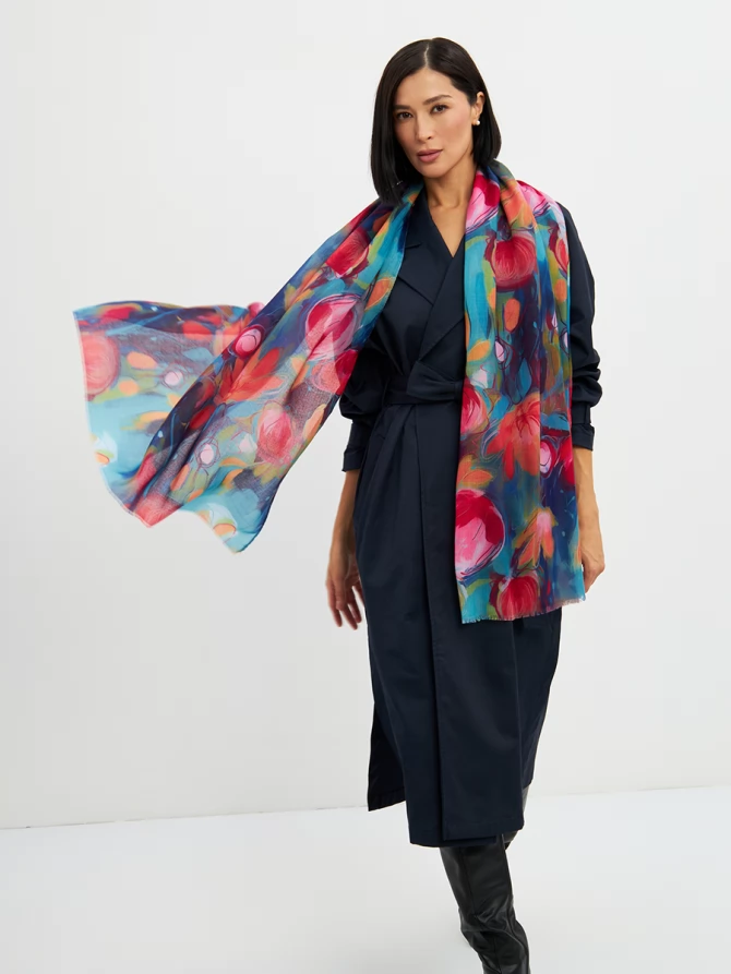 Палантин женский KSH25-1254-2